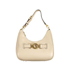 Guess Jeans Beige Polyurethane Women's Shoulder Bag - Zeiniez