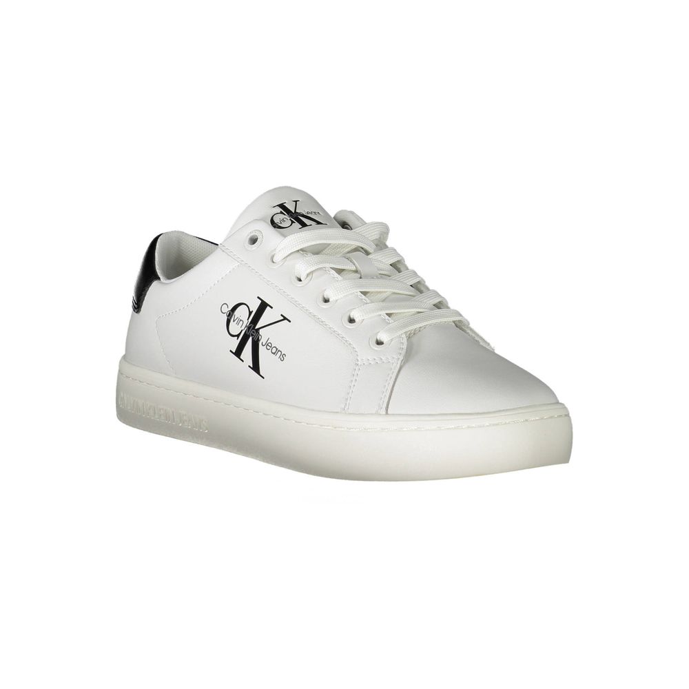 Calvin Klein Bianco Polyurethane Women Sneaker - Zeiniez