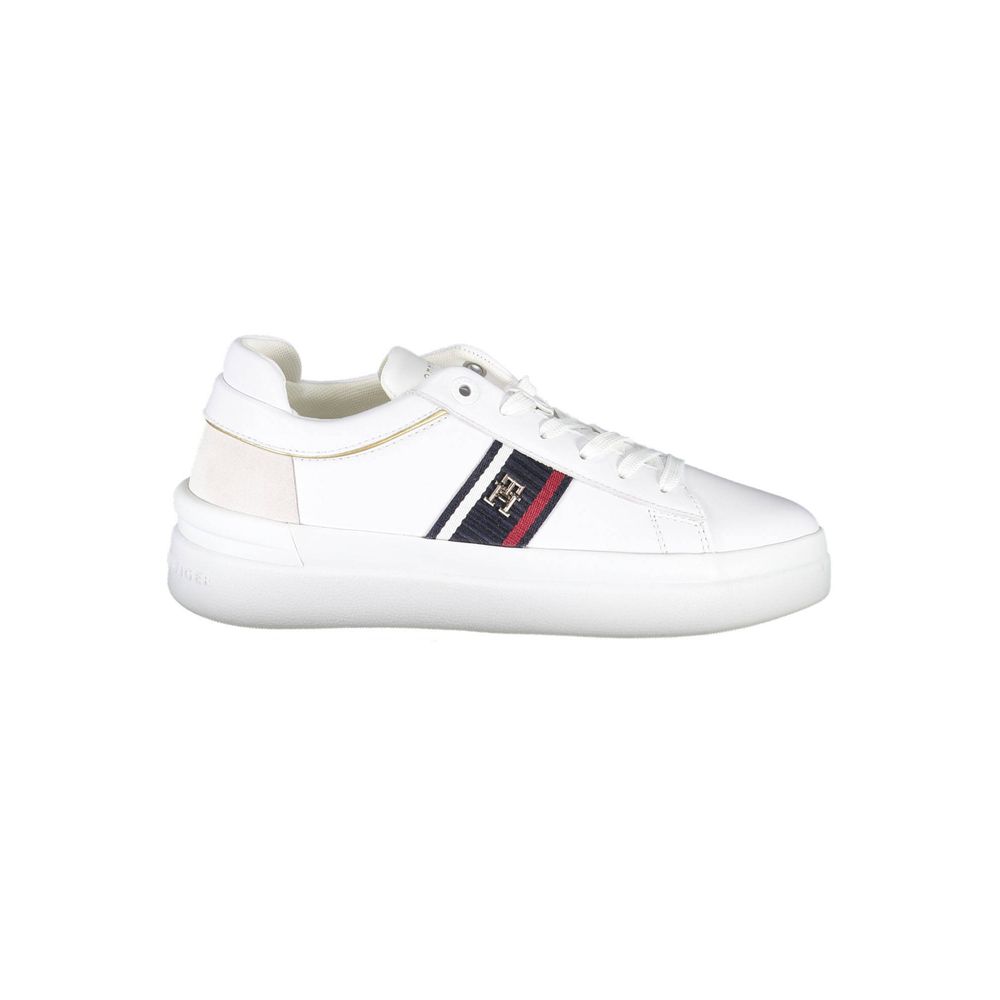 Tommy Hilfiger Bianco Polyester Women Sneaker - Zeiniez