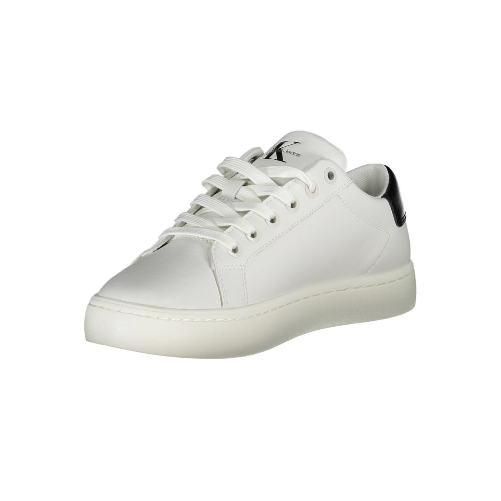 Calvin Klein Bianco Polyurethane Women Sneaker - Zeiniez