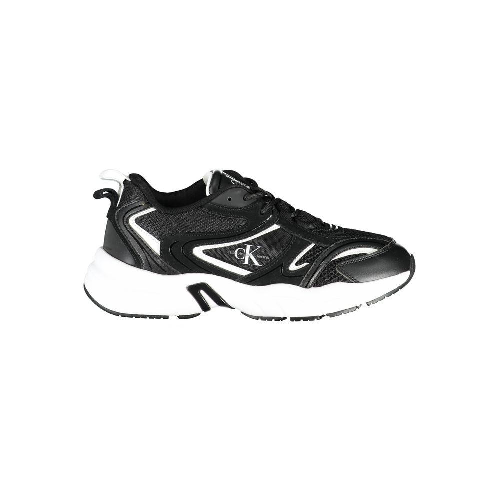 Calvin Klein Black Polyurethane Women Sneaker - Zeiniez