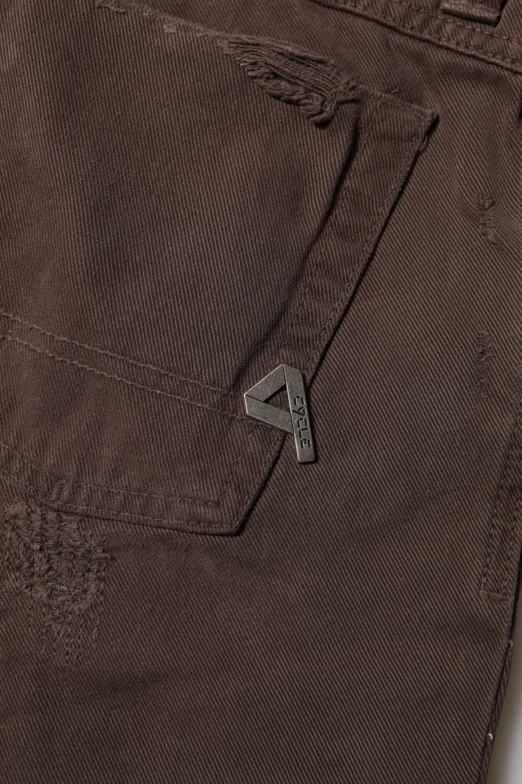 CYCLE Brown Cotton Low Waist Skinny Casual Jeans - Zeiniez