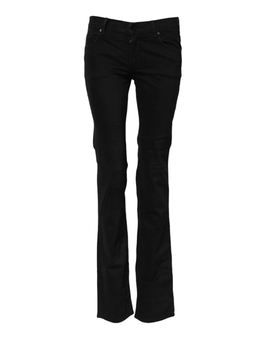 Ermanno Scervino Black Cotton Stretch Flared Bootcut Denim Jeans - Zeiniez