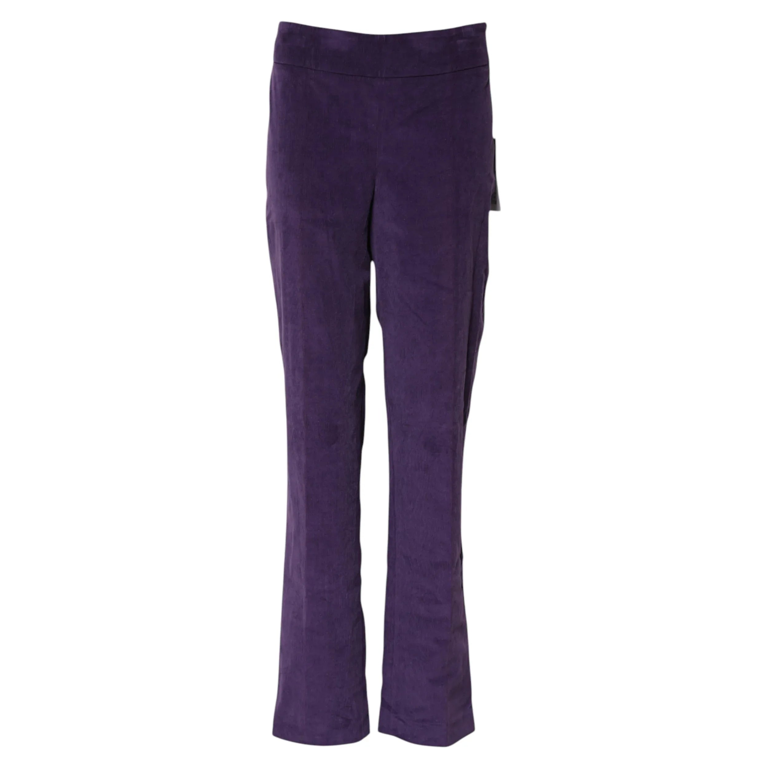 BENCIVENGA Purple High Waisted Flared Pants - Zeiniez