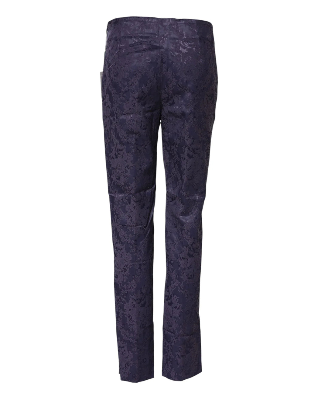BENCIVENGA Purple Jacquard High Waisted Pants - Zeiniez