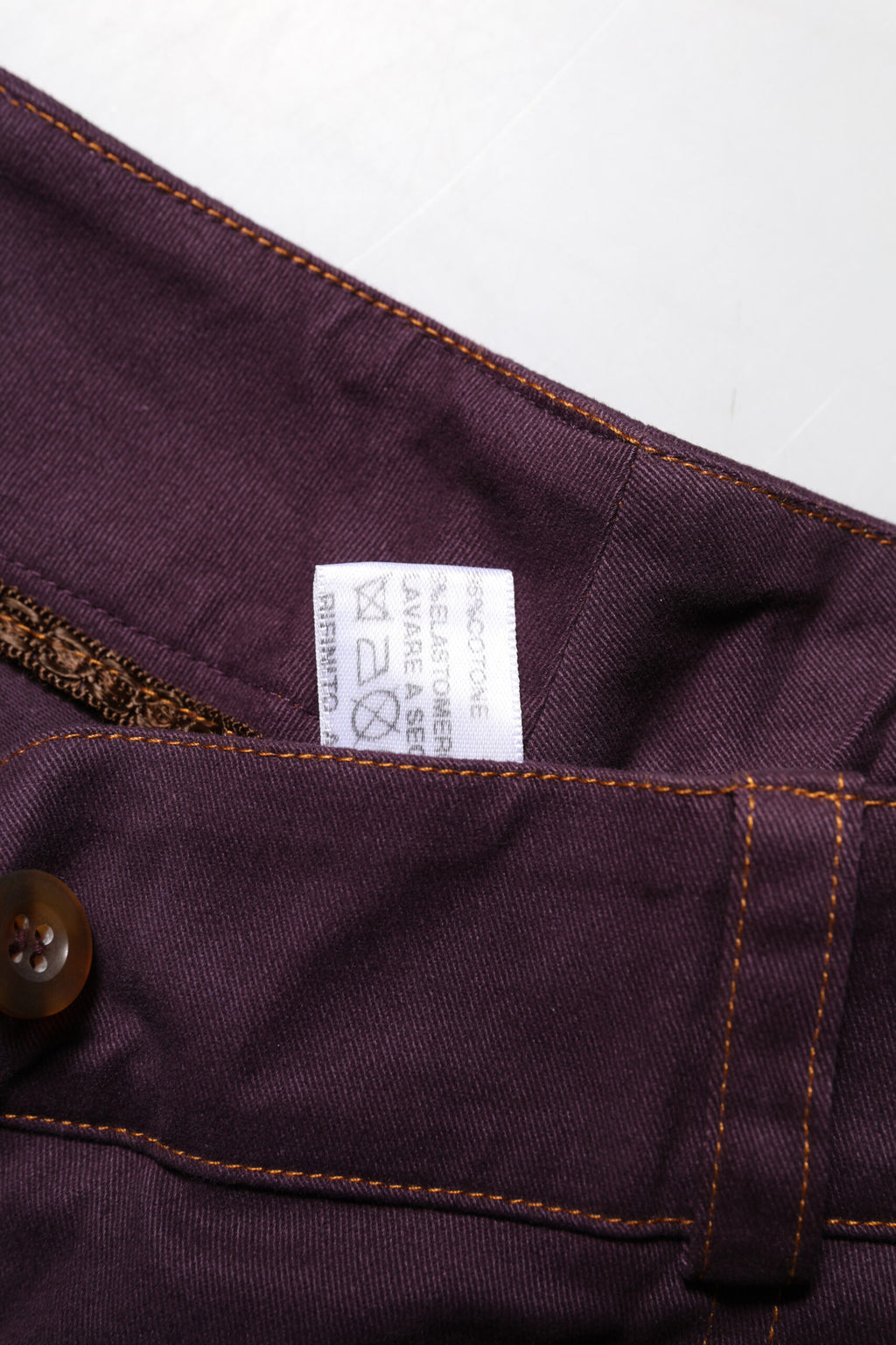 BENCIVENGA Purple High Waisted Tapered Pants