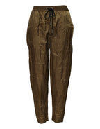 Dsquared² Brown Mid Waisted Women Sweatpants Pants - Zeiniez