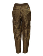 Dsquared² Brown Mid Waisted Women Sweatpants Pants