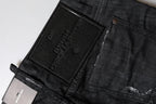 Dsquared² Black Cotton Low Waist Skinny Denim Jeans - Zeiniez