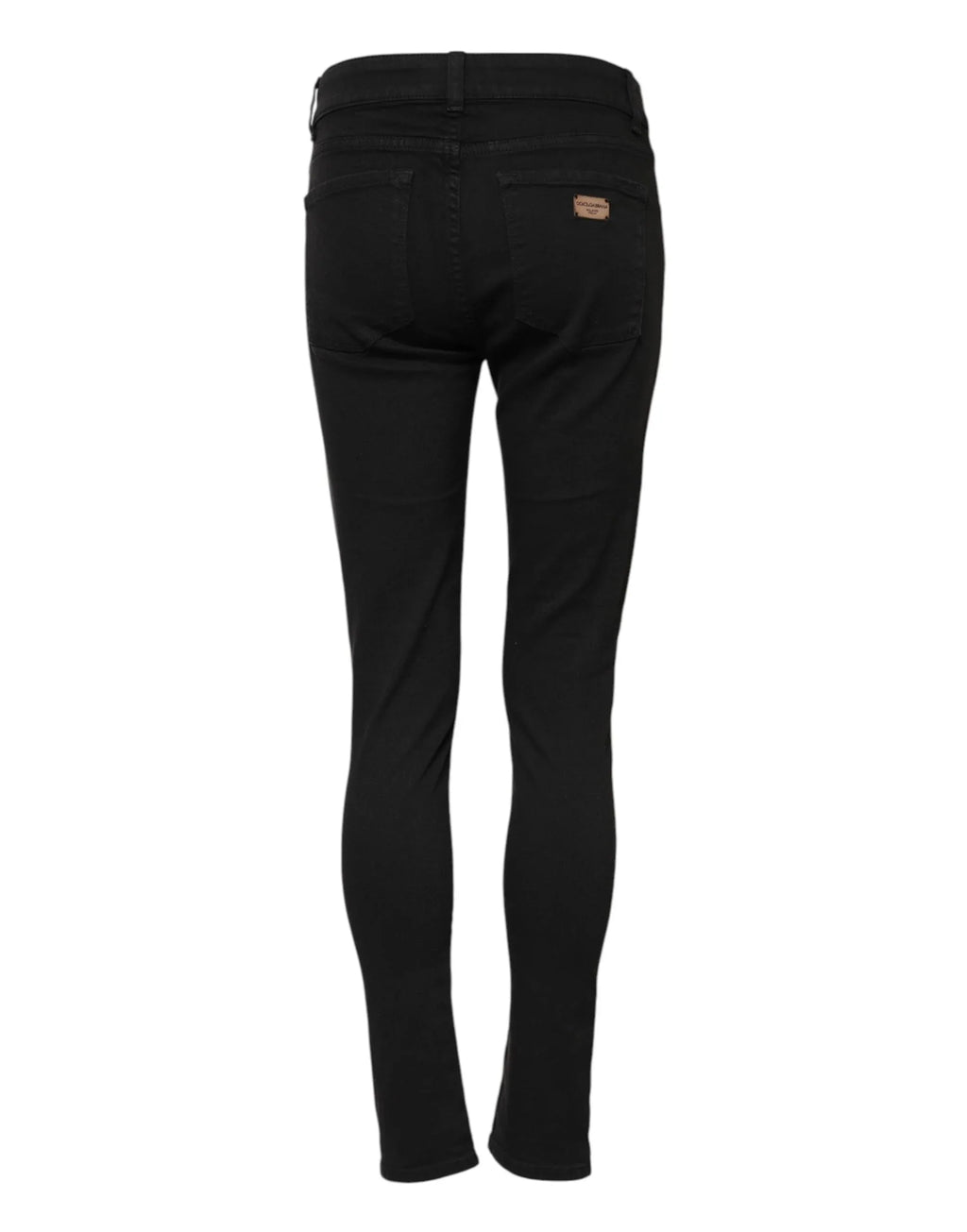 Dolce & Gabbana Black Cotton Stretch Slim Fit Denim Jeans - Zeiniez