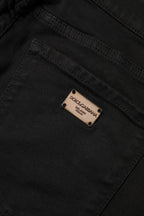 Dolce & Gabbana Black Cotton Skinny Mid Waist Denim Jeans - Zeiniez