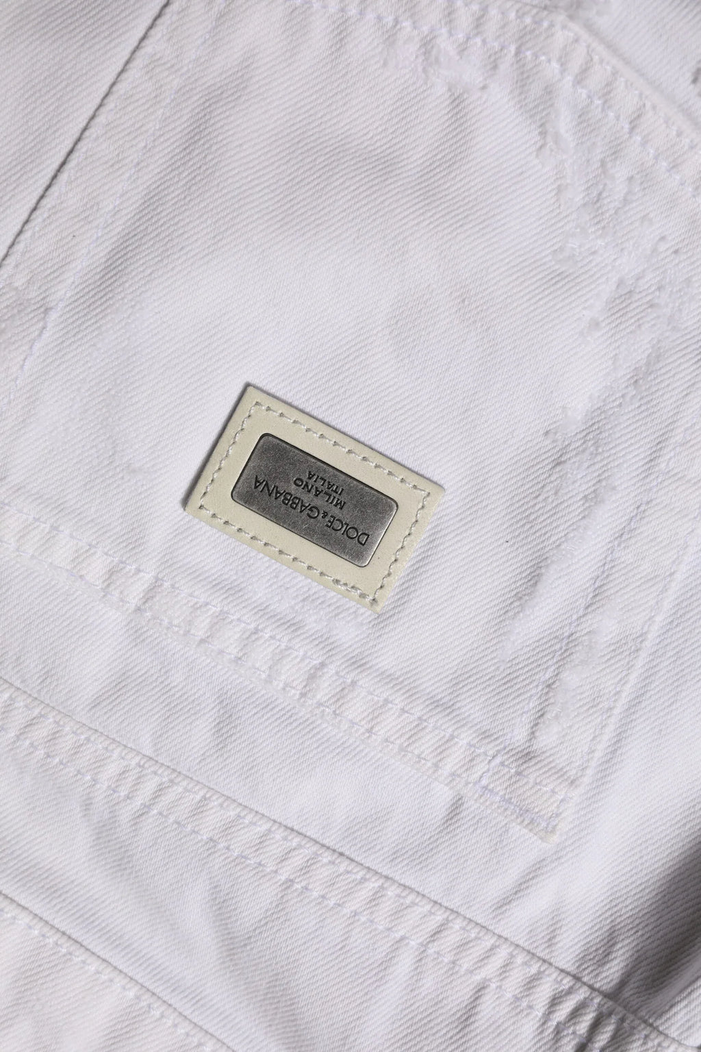 Dolce & Gabbana White Cotton Mid Waisted Women Denim Jeans - Zeiniez