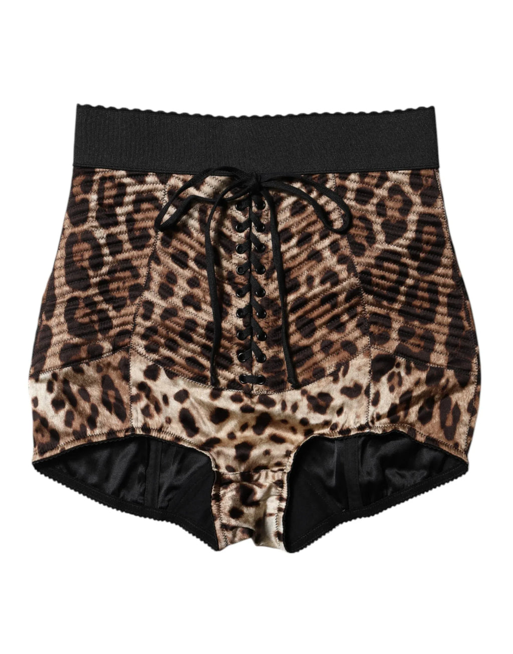 Dolce & Gabbana Brown Leopard High Waist Hot Pants Shorts - Zeiniez