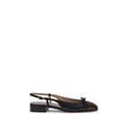 Valentino Garavani Black Goatskin Ballet Flats