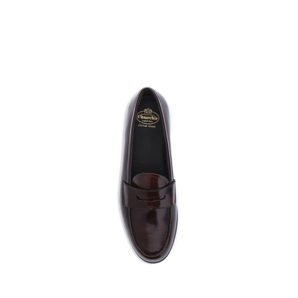 Church's Brown Calf Leather Bos Taurus Slip-On Loafers - Zeiniez