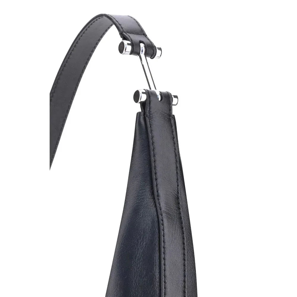 Marni Black Calf Leather Bos Taurus Shoulder Bag - Zeiniez