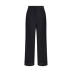 Valentino Black Wool Dress Pants