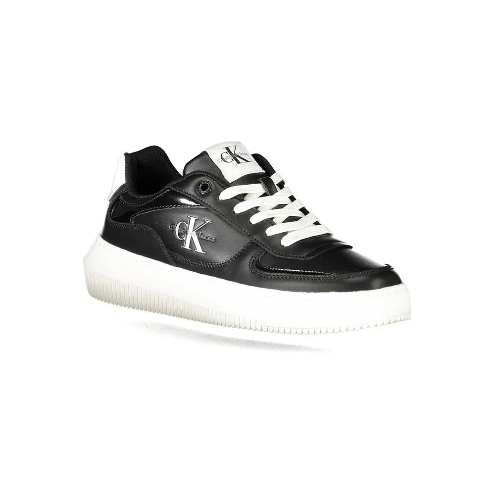 Calvin Klein Black Polyurethane Women Sneaker - Zeiniez