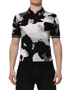 Dolce & Gabbana Multicolor Camouflage Collared Polo T-shirt