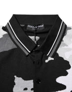 Dolce & Gabbana Multicolor Camouflage Collared Polo T-shirt - Zeiniez