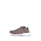 Kiton Brown Cotton Athletic Sneakers