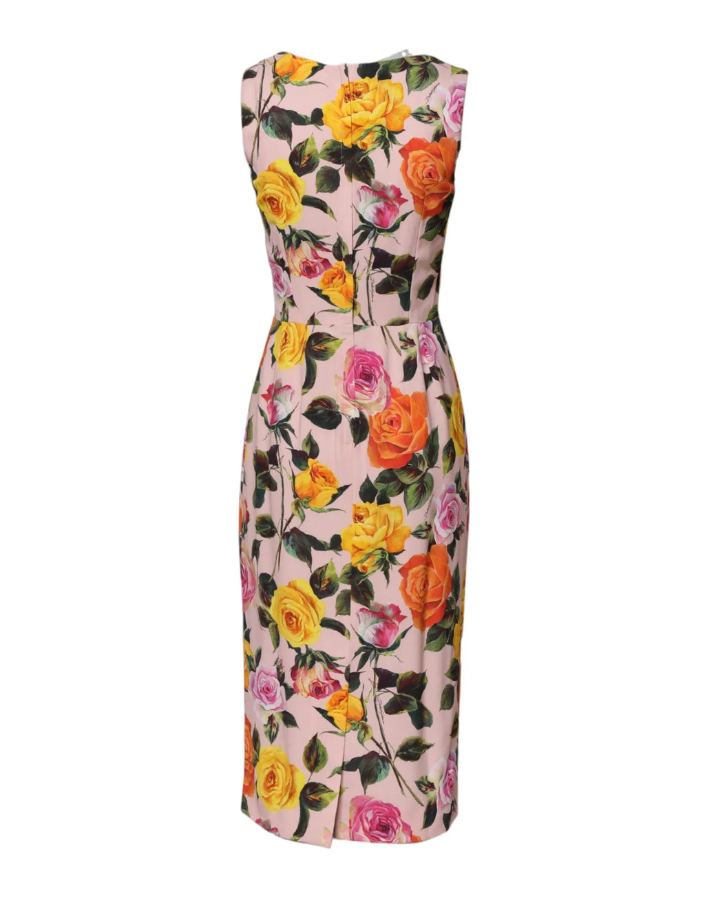 Dolce & Gabbana Multicolor Floral Knee Length Sheath Dress - Zeiniez