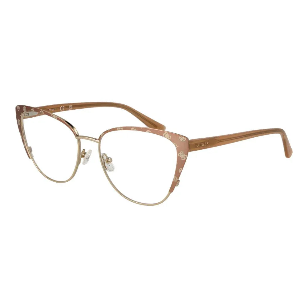 Guess Beige Metal Glasses (Frames) - Zeiniez