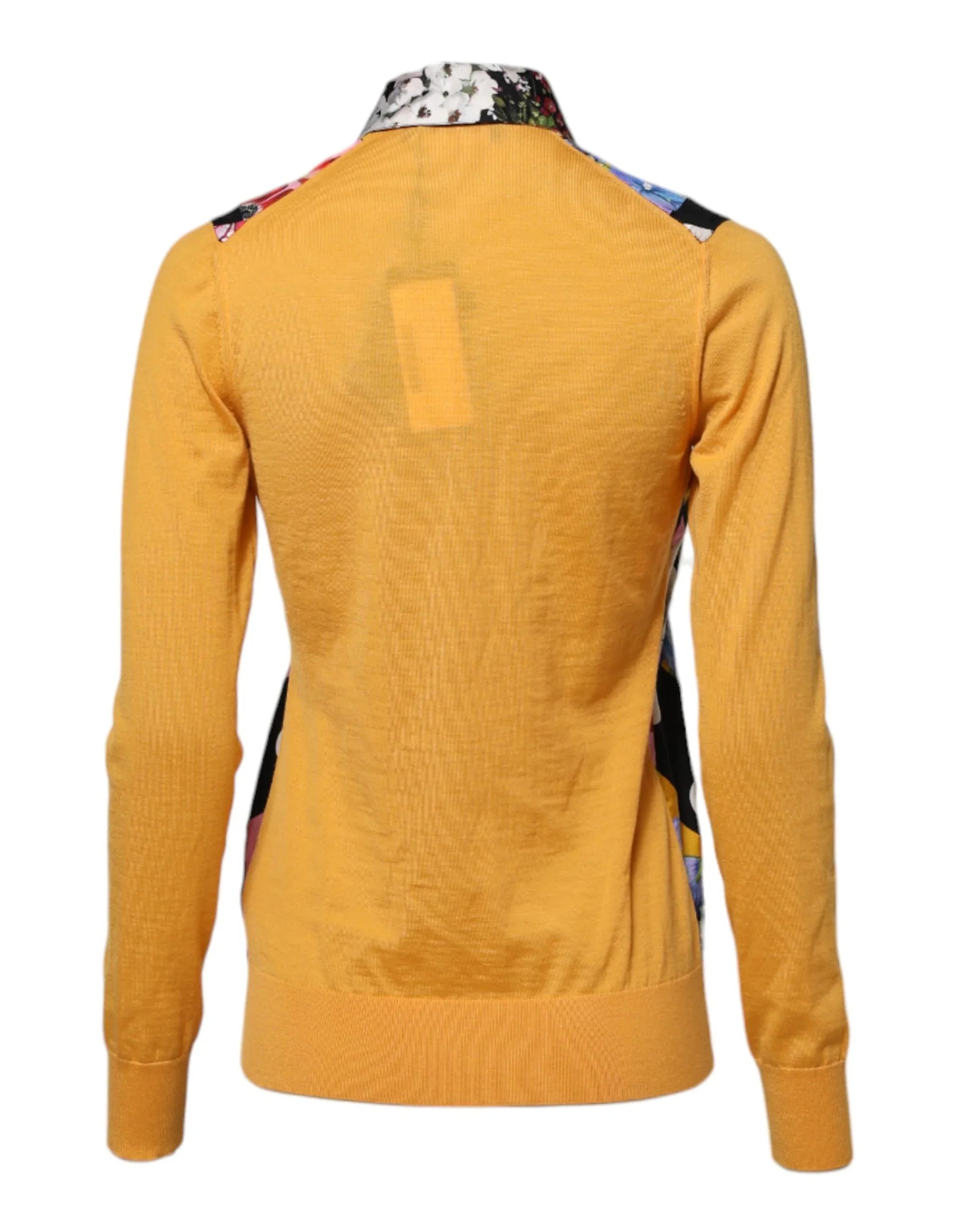 Dolce & Gabbana Multicolor Floral Long Sleeves Polo Top - Zeiniez