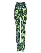 Dolce & Gabbana Green Color Splash High Waist Denim Jeans