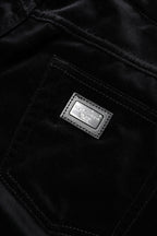 Dolce & Gabbana Black Cotton Skinny Capri Cropped Denim Jeans