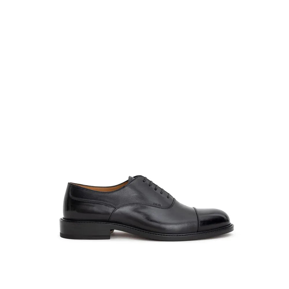 Dior Black Leather Oxfords And Derbies - Zeiniez