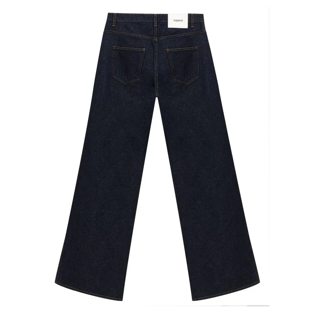 Coperni Blue Cotton High-Waisted Jean - Zeiniez