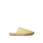 Bottega Veneta Yellow Leather Espadrille - Zeiniez