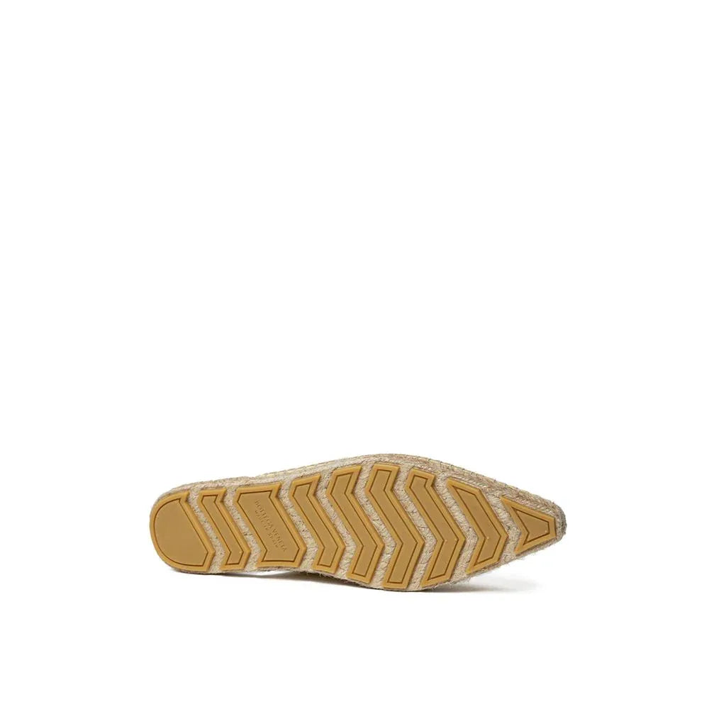 Bottega Veneta Yellow Leather Espadrille - Zeiniez