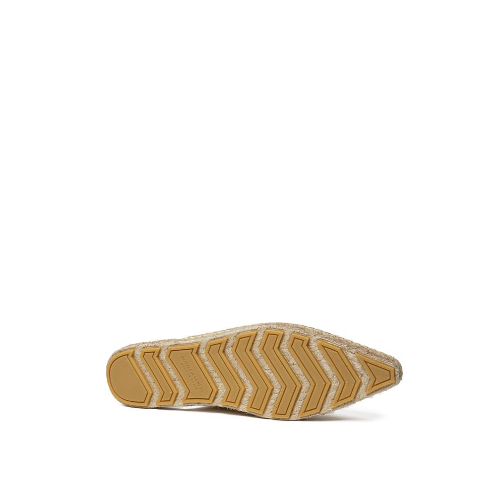 Bottega Veneta Yellow Leather Espadrille - Zeiniez