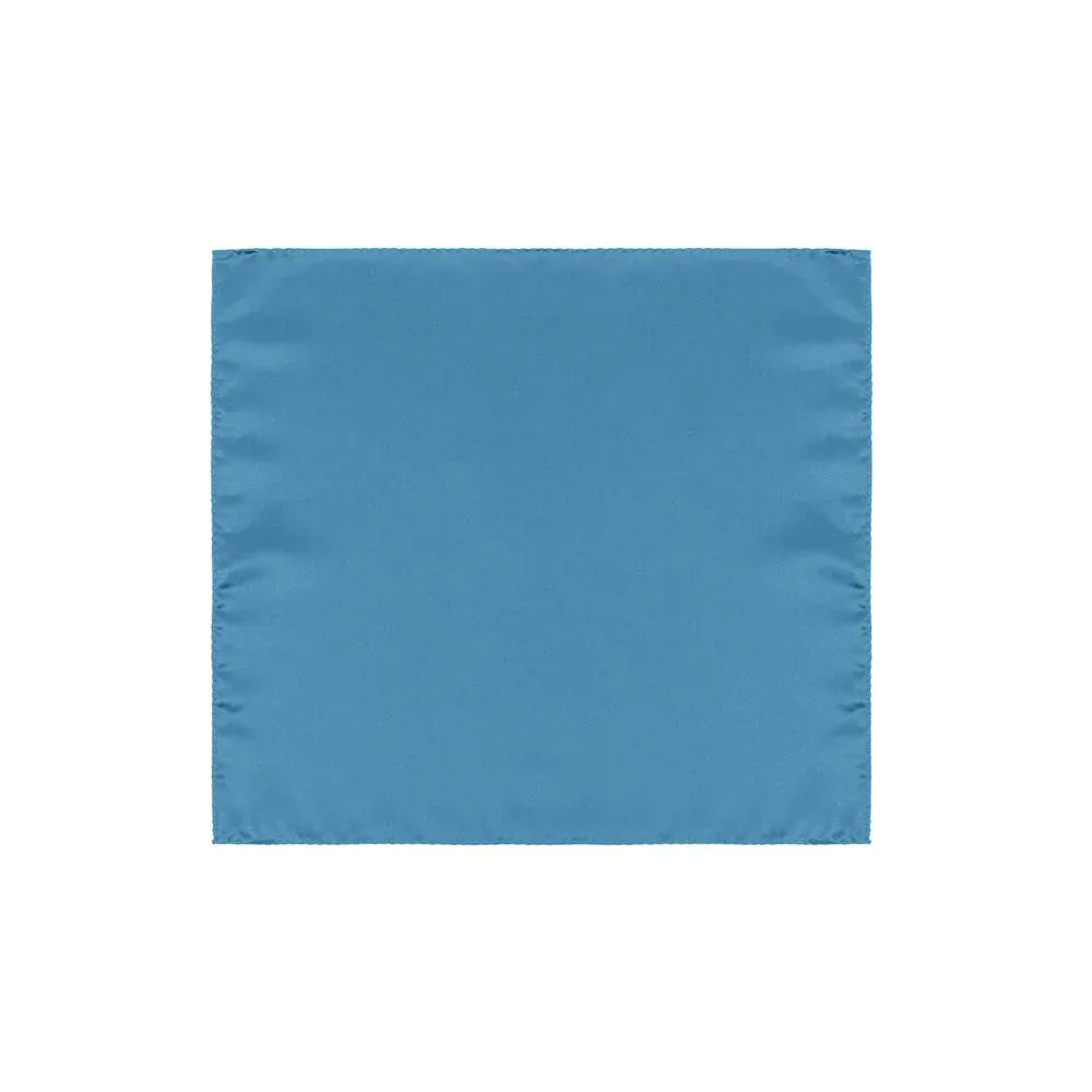 Dolce & Gabbana Light Blue Silk Pocket Square - Zeiniez