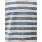 Gran Sasso Blue Cotton T-Shirt - Zeiniez