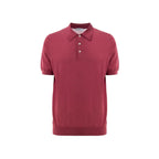Gran Sasso Red Cotton Polo Shirt - Zeiniez