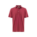 Gran Sasso Red Cotton Polo Shirt - Zeiniez