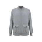 Gran Sasso Gray Cotton Cardigan - Zeiniez