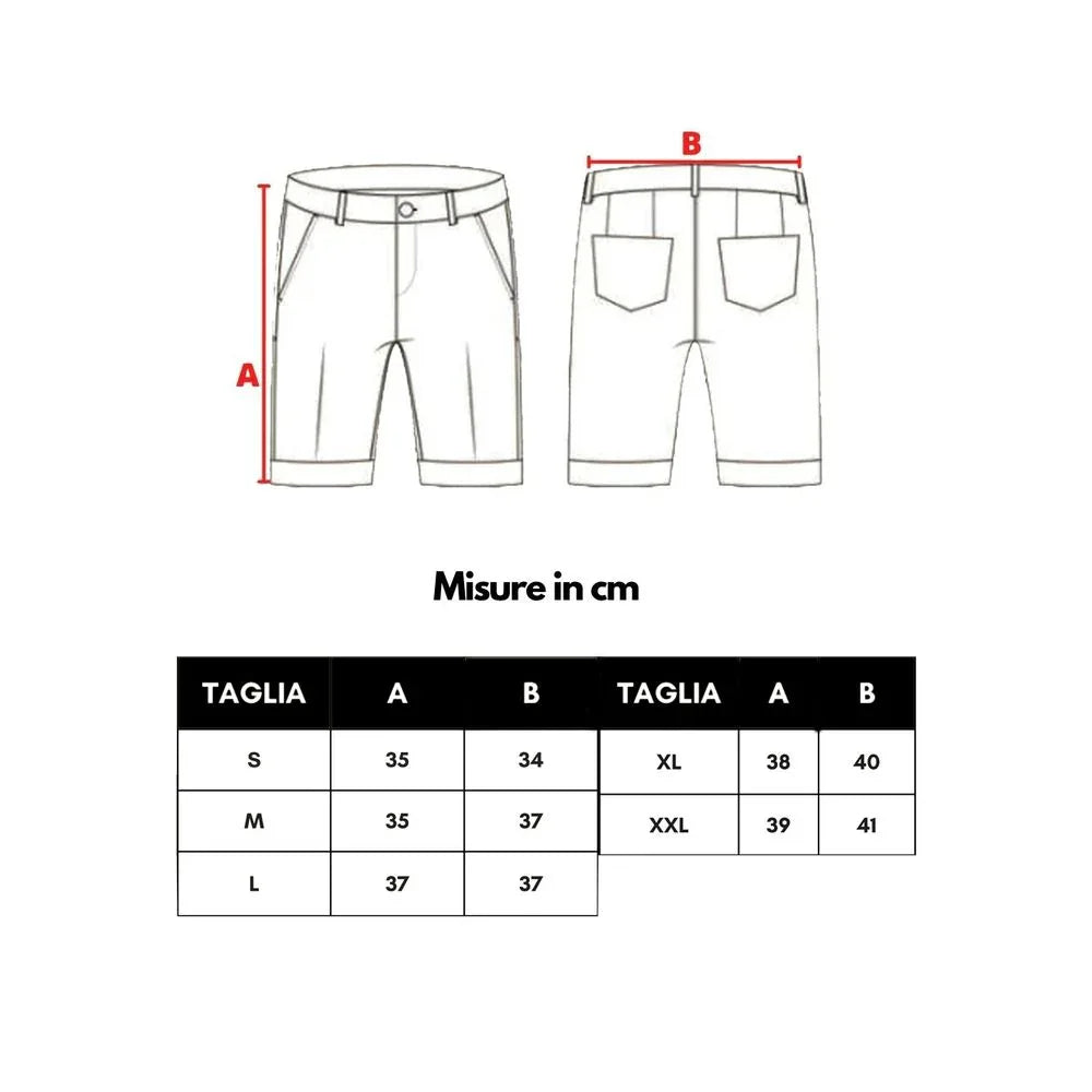 Malo Blue Polyester Shorts - Zeiniez