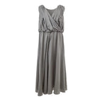 Lardini Gray Silk Casual Dress - Zeiniez