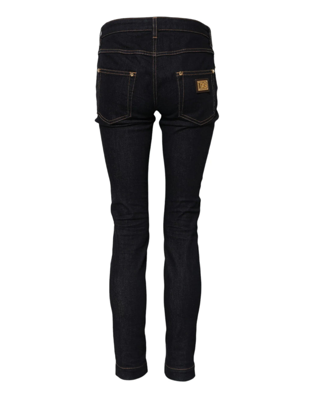Dolce & Gabbana Blue Cotton PRETTY LowWaist Skinny Denim Jeans - Zeiniez