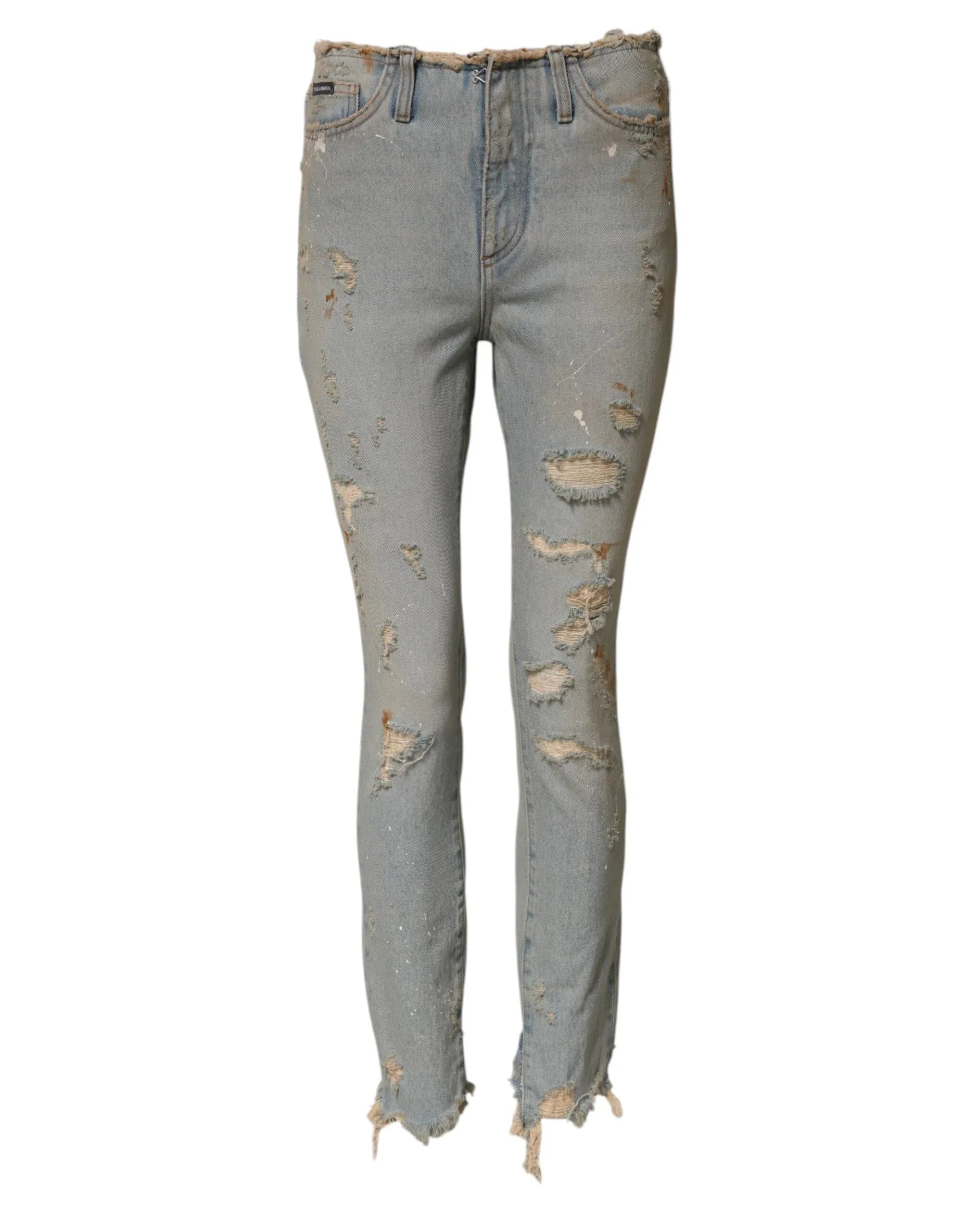 Dolce & Gabbana Light Blue High Waist Skinny Denim Jeans - Zeiniez