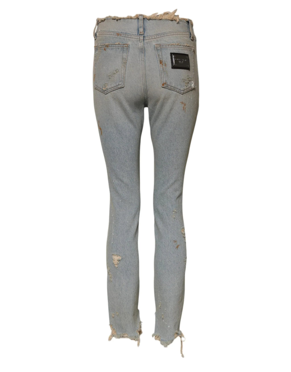 Dolce & Gabbana Light Blue High Waist Skinny Denim Jeans - Zeiniez