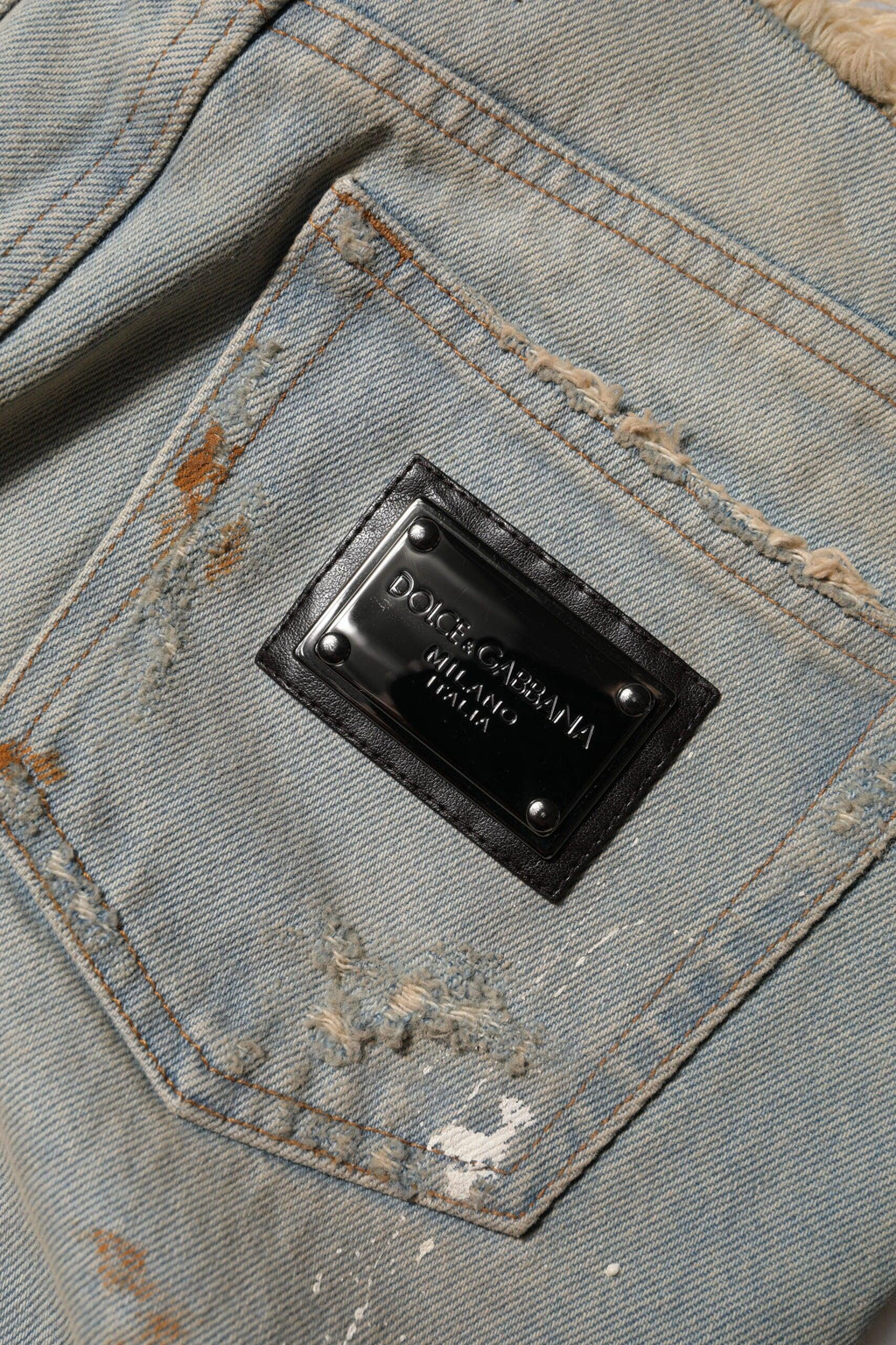 Dolce & Gabbana Light Blue High Waist Skinny Denim Jeans - Zeiniez