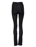 Dolce & Gabbana Blue Cotton High Waist Skinny Denim Jeans - Zeiniez