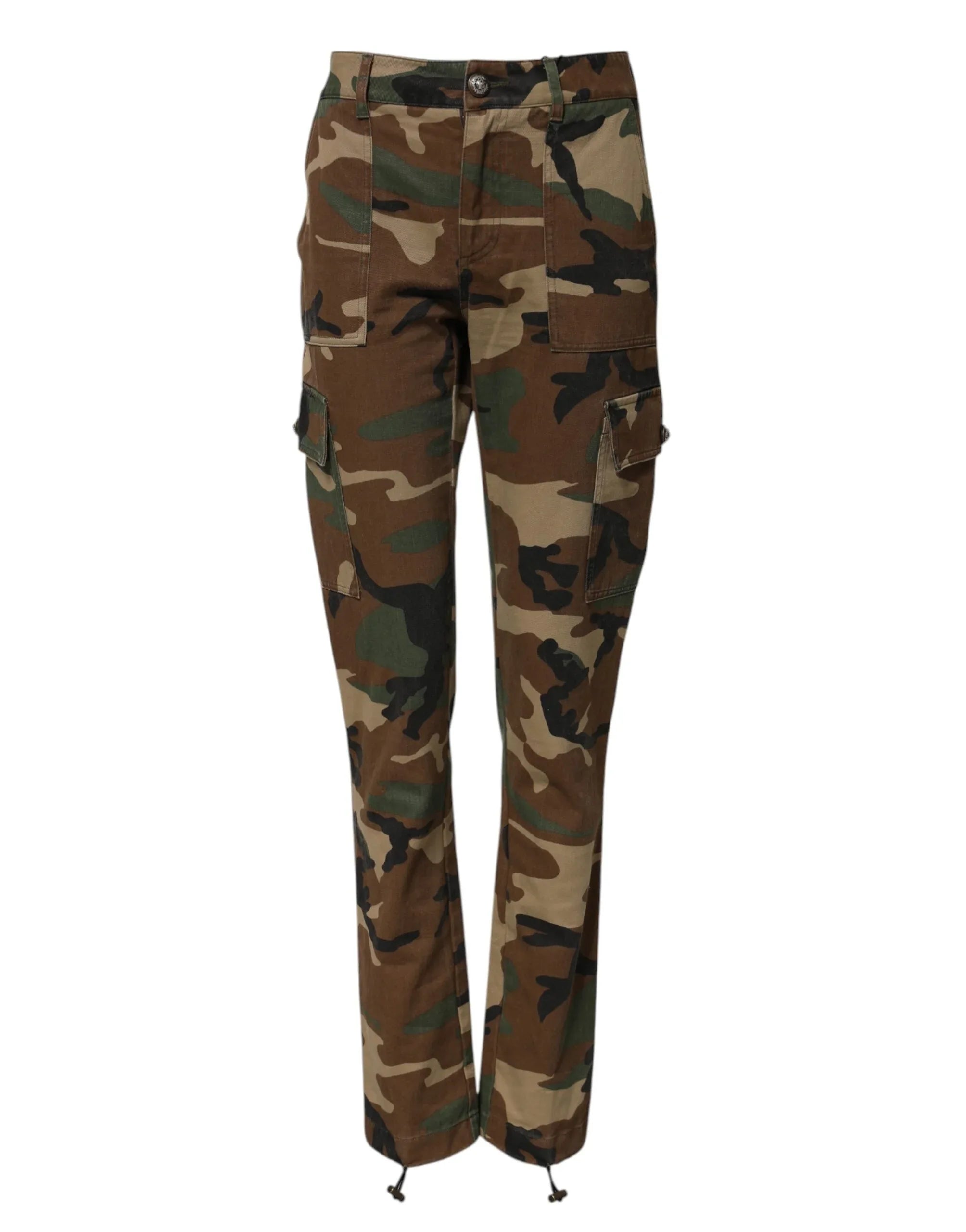 Dolce & Gabbana Multicolor Camouflage Cargo Pants - Zeiniez