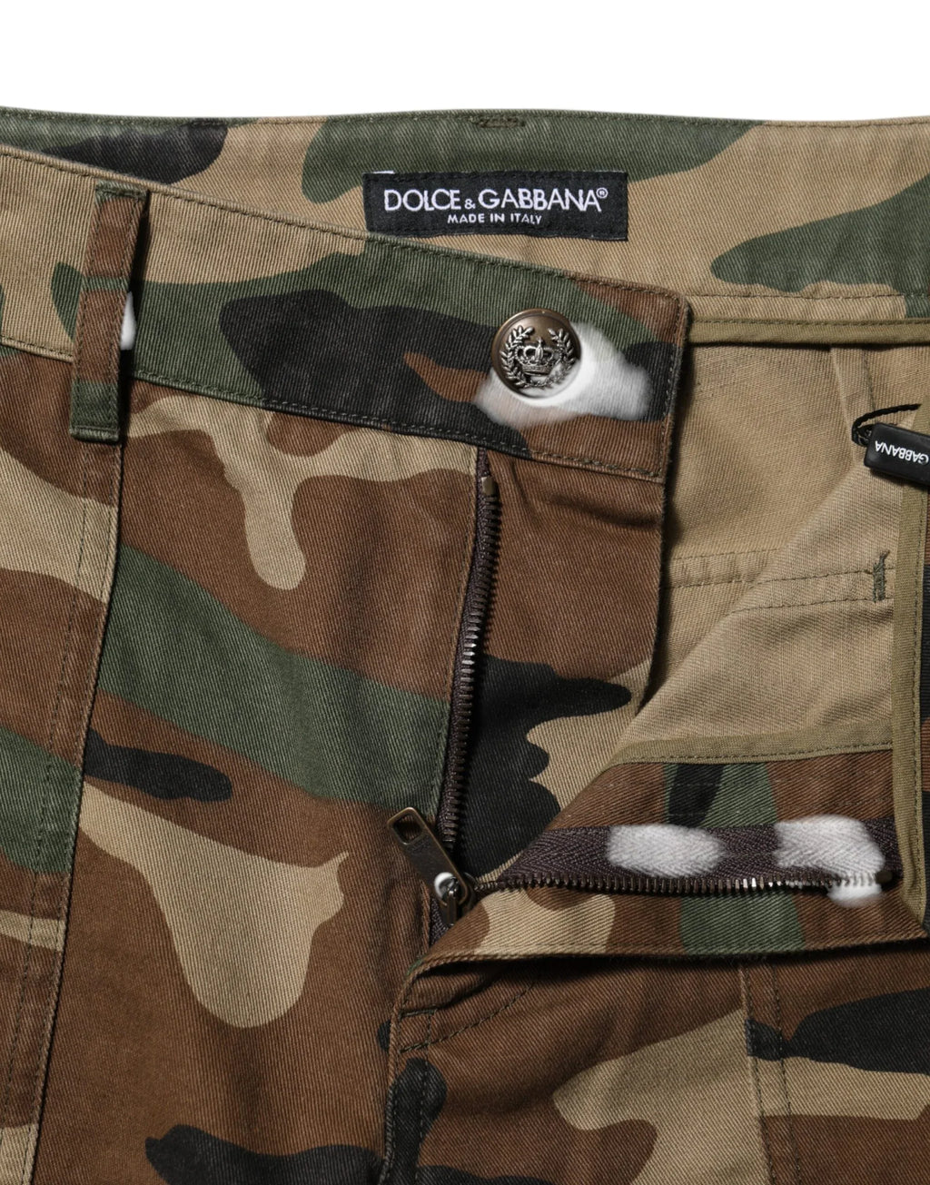 Dolce & Gabbana Multicolor Camouflage Cargo Pants - Zeiniez