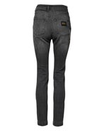 Dolce & Gabbana Dark Gray AUDREY Cotton Skinny Denim Jeans - Zeiniez